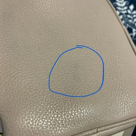 GREAT CONDITION Kate Spade Emma Sling Backpack in Cozy Grey - Pebbled Leather - Picture 11 of 17